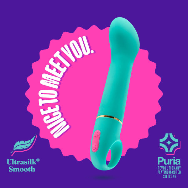 Blush Novelties Aria Flirty AF G-Spot Stimulation Silicone Vibrator - Extreme Toyz Singapore - https://extremetoyz.com.sg - Sex Toys and Lingerie Online Store - Bondage Gear / Vibrators / Electrosex Toys / Wireless Remote Control Vibes / Sexy Lingerie and Role Play / BDSM / Dungeon Furnitures / Dildos and Strap Ons &nbsp;/ Anal and Prostate Massagers / Anal Douche and Cleaning Aide / Delay Sprays and Gels / Lubricants and more...