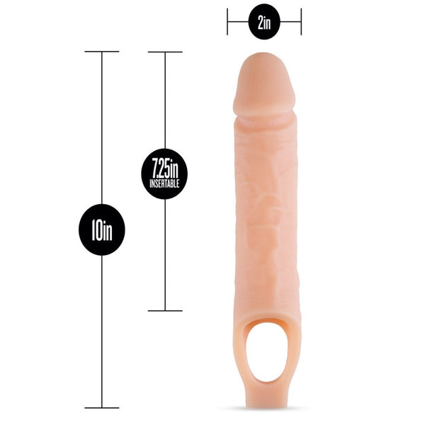 Blush Novelties Performance Plus 10" Silicone Cock Sheath Penis Extender - Extreme Toyz Singapore - https://extremetoyz.com.sg - Sex Toys and Lingerie Online Store - Bondage Gear / Vibrators / Electrosex Toys / Wireless Remote Control Vibes / Sexy Lingerie and Role Play / BDSM / Dungeon Furnitures / Dildos and Strap Ons &nbsp;/ Anal and Prostate Massagers / Anal Douche and Cleaning Aide / Delay Sprays and Gels / Lubricants and more...