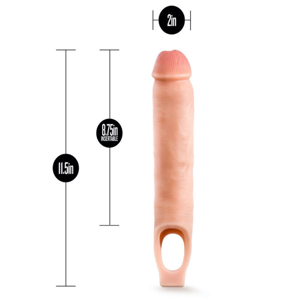 Blush Novelties Performance Plus 11.5" Silicone Cock Sheath Penis Extender - Extreme Toyz Singapore - https://extremetoyz.com.sg - Sex Toys and Lingerie Online Store - Bondage Gear / Vibrators / Electrosex Toys / Wireless Remote Control Vibes / Sexy Lingerie and Role Play / BDSM / Dungeon Furnitures / Dildos and Strap Ons &nbsp;/ Anal and Prostate Massagers / Anal Douche and Cleaning Aide / Delay Sprays and Gels / Lubricants and more...