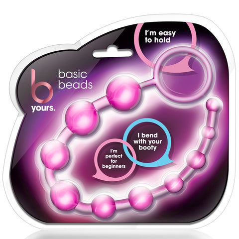 B Yours Basic Anal Beads - Pink