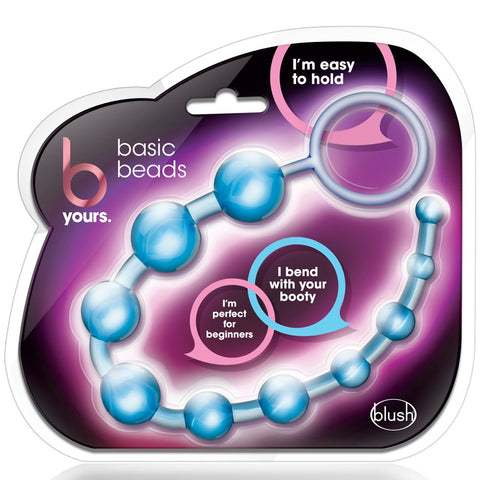 B Yours Basic Anal Beads - Blue