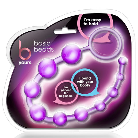 B Yours Basic Anal Beads - Purple