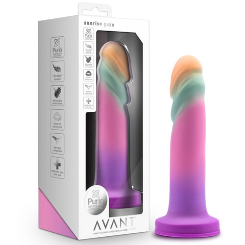 Blush Novelties Avant Sunrise Gaze Platinum-Cured Silicone Dildo - Sherbet - Extreme Toyz Singapore - https://extremetoyz.com.sg - Sex Toys and Lingerie Online Store - Bondage Gear / Vibrators / Electrosex Toys / Wireless Remote Control Vibes / Sexy Lingerie and Role Play / BDSM / Dungeon Furnitures / Dildos and Strap Ons &nbsp;/ Anal and Prostate Massagers / Anal Douche and Cleaning Aide / Delay Sprays and Gels / Lubricants and more...