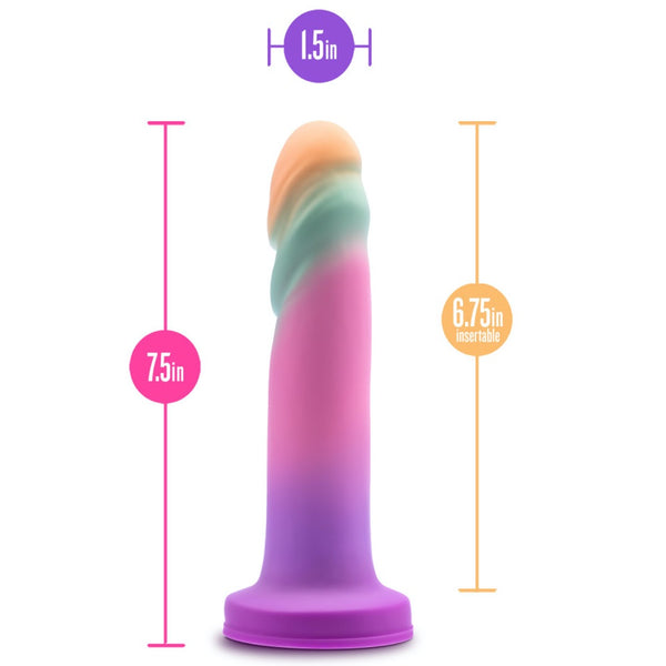 Blush Novelties Avant Sunrise Gaze Platinum-Cured Silicone Dildo - Sherbet - Extreme Toyz Singapore - https://extremetoyz.com.sg - Sex Toys and Lingerie Online Store - Bondage Gear / Vibrators / Electrosex Toys / Wireless Remote Control Vibes / Sexy Lingerie and Role Play / BDSM / Dungeon Furnitures / Dildos and Strap Ons &nbsp;/ Anal and Prostate Massagers / Anal Douche and Cleaning Aide / Delay Sprays and Gels / Lubricants and more...