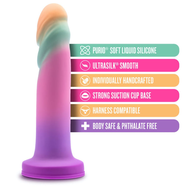 Blush Novelties Avant Sunrise Gaze Platinum-Cured Silicone Dildo - Sherbet - Extreme Toyz Singapore - https://extremetoyz.com.sg - Sex Toys and Lingerie Online Store - Bondage Gear / Vibrators / Electrosex Toys / Wireless Remote Control Vibes / Sexy Lingerie and Role Play / BDSM / Dungeon Furnitures / Dildos and Strap Ons &nbsp;/ Anal and Prostate Massagers / Anal Douche and Cleaning Aide / Delay Sprays and Gels / Lubricants and more...