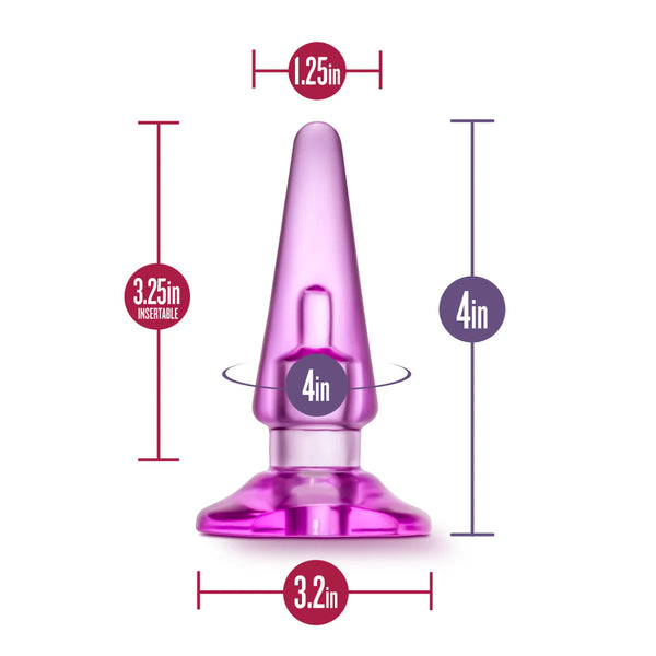 B Yours Basic Anal Plug - Pink