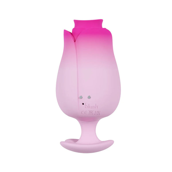 Aria Tulip Trance Rechargeable Suction & Tongue-Fluttering Silicone Personal Massager