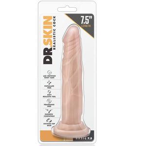 Dr. Skin Basic 7.5" Dildo - Vanilla