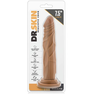 Dr. Skin Basic 7.5" Dildo - Mocha