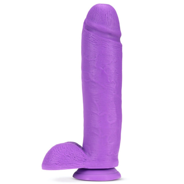 Blush Novelties Neo Elite 10" Silicone Dual Density Cock with Balls - Neon Purple - Extreme Toyz Singapore - https://extremetoyz.com.sg - Sex Toys and Lingerie Online Store - Bondage Gear / Vibrators / Electrosex Toys / Wireless Remote Control Vibes / Sexy Lingerie and Role Play / BDSM / Dungeon Furnitures / Dildos and Strap Ons &nbsp;/ Anal and Prostate Massagers / Anal Douche and Cleaning Aide / Delay Sprays and Gels / Lubricants and more...