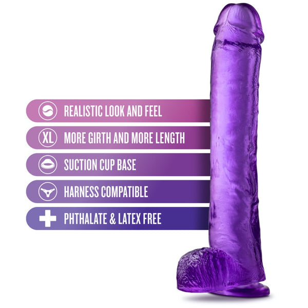 Blush Novelties B Yours Hefty 'n' Hung 14" Dildo - Extreme Toyz Singapore - https://extremetoyz.com.sg - Sex Toys and Lingerie Online Store - Bondage Gear / Vibrators / Electrosex Toys / Wireless Remote Control Vibes / Sexy Lingerie and Role Play / BDSM / Dungeon Furnitures / Dildos and Strap Ons  / Anal and Prostate Massagers / Anal Douche and Cleaning Aide / Delay Sprays and Gels / Lubricants and more...