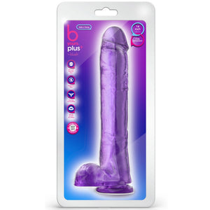 B Yours 14" Hefty N' Hung Dildo with Balls