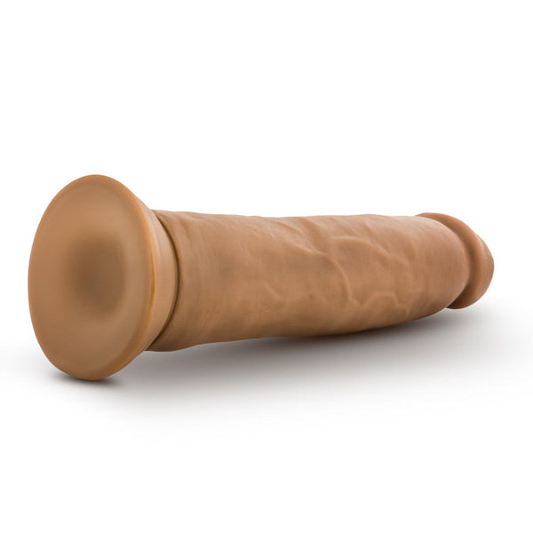 Blush Novelties Au Naturel Carlos 9.5" Dual Density Dildo - Mocha - Extreme Toyz Singapore - https://extremetoyz.com.sg - Sex Toys and Lingerie Online Store - Bondage Gear / Vibrators / Electrosex Toys / Wireless Remote Control Vibes / Sexy Lingerie and Role Play / BDSM / Dungeon Furnitures / Dildos and Strap Ons &nbsp;/ Anal and Prostate Massagers / Anal Douche and Cleaning Aide / Delay Sprays and Gels / Lubricants and more...