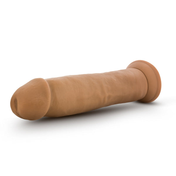 Blush Novelties Au Naturel Carlos 9.5" Dual Density Dildo - Mocha - Extreme Toyz Singapore - https://extremetoyz.com.sg - Sex Toys and Lingerie Online Store - Bondage Gear / Vibrators / Electrosex Toys / Wireless Remote Control Vibes / Sexy Lingerie and Role Play / BDSM / Dungeon Furnitures / Dildos and Strap Ons &nbsp;/ Anal and Prostate Massagers / Anal Douche and Cleaning Aide / Delay Sprays and Gels / Lubricants and more...