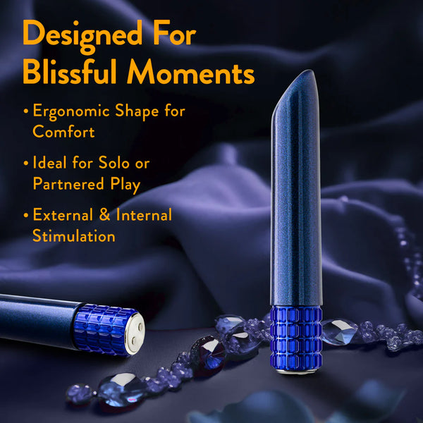 Oh My Gem Mystery Rechargeable Vibrator with RumboTech™ Technology - Sapphire