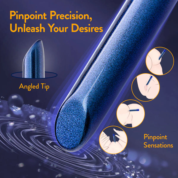 Oh My Gem Mystery Rechargeable Vibrator with RumboTech™ Technology - Sapphire