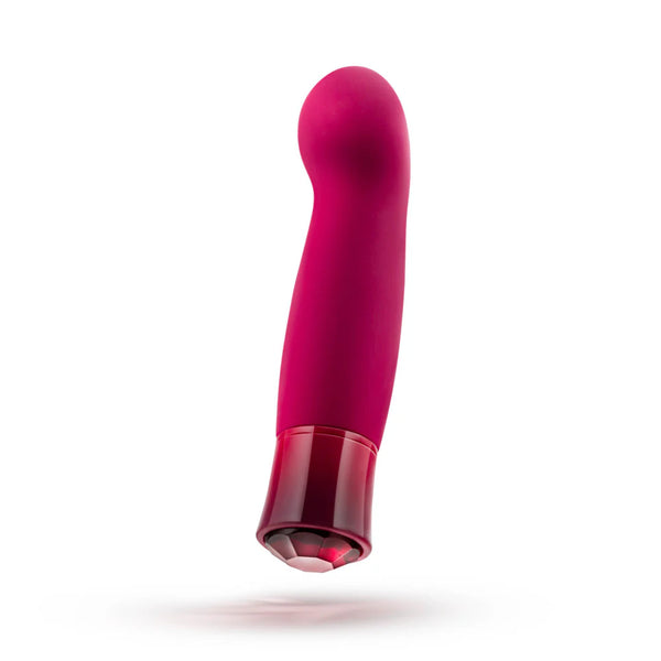 Oh My Gem Classy Rechargeable Warming Vibrator with RumboTech™ Technology - Garnet