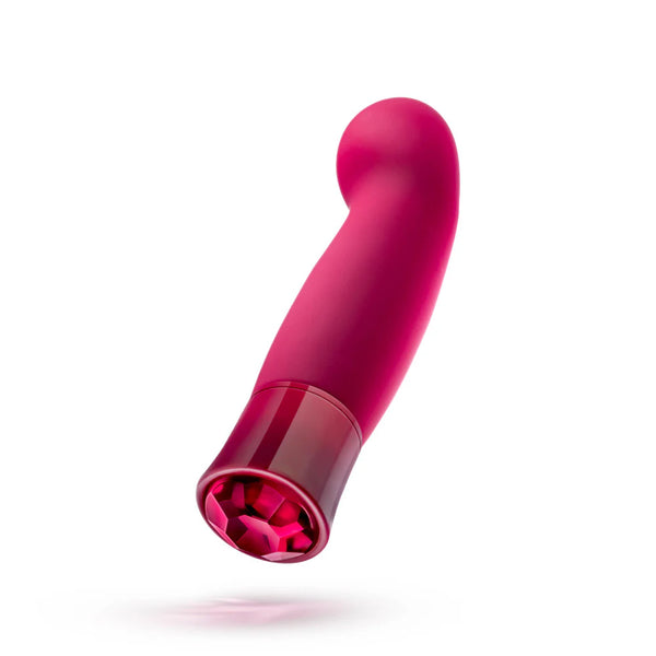 Oh My Gem Classy Rechargeable Warming Vibrator with RumboTech™ Technology - Garnet