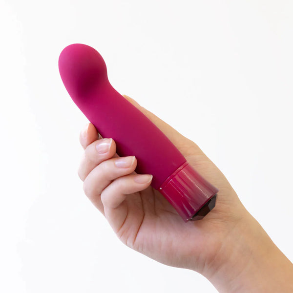 Oh My Gem Classy Rechargeable Warming Vibrator with RumboTech™ Technology - Garnet