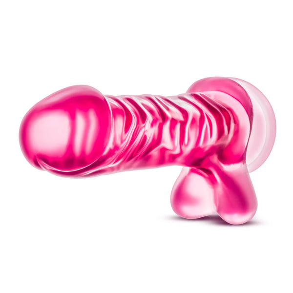 B Yours 9" Basic 8 Dildo with Balls - Pink