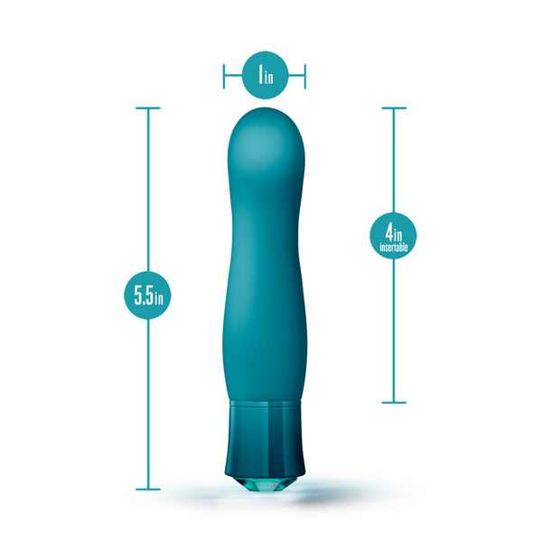 Blush Novelties Oh My Gem Fierce Blue Topaz Rechargeable Warming Vibrator - Extreme Toyz Singapore - https://extremetoyz.com.sg - Sex Toys and Lingerie Online Store - Bondage Gear / Vibrators / Electrosex Toys / Wireless Remote Control Vibes / Sexy Lingerie and Role Play / BDSM / Dungeon Furnitures / Dildos and Strap Ons &nbsp;/ Anal and Prostate Massagers / Anal Douche and Cleaning Aide / Delay Sprays and Gels / Lubricants and more...