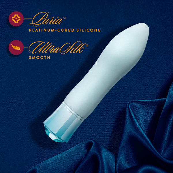 Blush Novelties Oh My Gem Ardor Aquamarine Rechargeable Warming Vibrator - Extreme Toyz Singapore - https://extremetoyz.com.sg - Sex Toys and Lingerie Online Store - Bondage Gear / Vibrators / Electrosex Toys / Wireless Remote Control Vibes / Sexy Lingerie and Role Play / BDSM / Dungeon Furnitures / Dildos and Strap Ons &nbsp;/ Anal and Prostate Massagers / Anal Douche and Cleaning Aide / Delay Sprays and Gels / Lubricants and more...