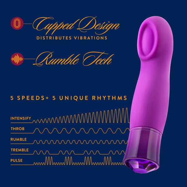 Blush Novelties Oh My Gem Charm Amethyst Rechargeable Warming Vibrator - Extreme Toyz Singapore - https://extremetoyz.com.sg - Sex Toys and Lingerie Online Store - Bondage Gear / Vibrators / Electrosex Toys / Wireless Remote Control Vibes / Sexy Lingerie and Role Play / BDSM / Dungeon Furnitures / Dildos and Strap Ons &nbsp;/ Anal and Prostate Massagers / Anal Douche and Cleaning Aide / Delay Sprays and Gels / Lubricants and more...