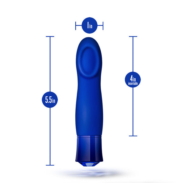 Blush Novelties Oh My Gem Mystery Sapphire Rechargeable Warming Vibrator - Extreme Toyz Singapore - https://extremetoyz.com.sg - Sex Toys and Lingerie Online Store - Bondage Gear / Vibrators / Electrosex Toys / Wireless Remote Control Vibes / Sexy Lingerie and Role Play / BDSM / Dungeon Furnitures / Dildos and Strap Ons &nbsp;/ Anal and Prostate Massagers / Anal Douche and Cleaning Aide / Delay Sprays and Gels / Lubricants and more...