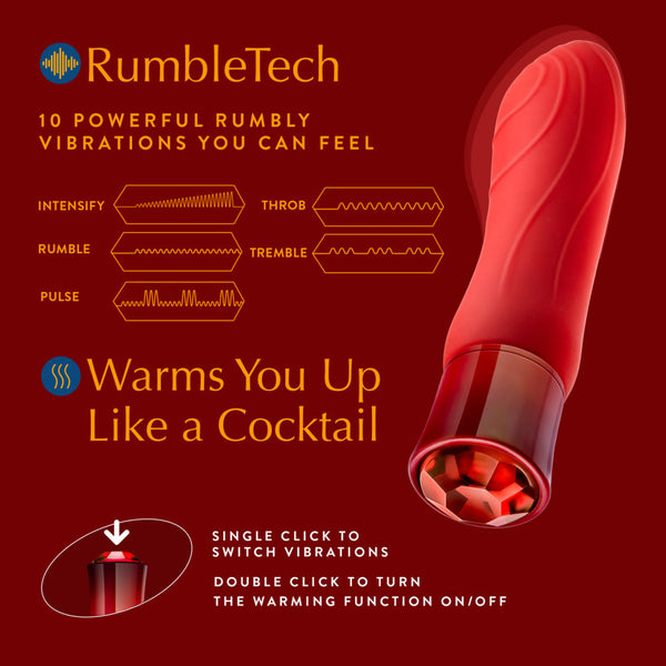 Blush Novelties Oh My Gem Desire Ruby Rechargeable Warming Vibrator - Extreme Toyz Singapore - https://extremetoyz.com.sg - Sex Toys and Lingerie Online Store - Bondage Gear / Vibrators / Electrosex Toys / Wireless Remote Control Vibes / Sexy Lingerie and Role Play / BDSM / Dungeon Furnitures / Dildos and Strap Ons &nbsp;/ Anal and Prostate Massagers / Anal Douche and Cleaning Aide / Delay Sprays and Gels / Lubricants and more...