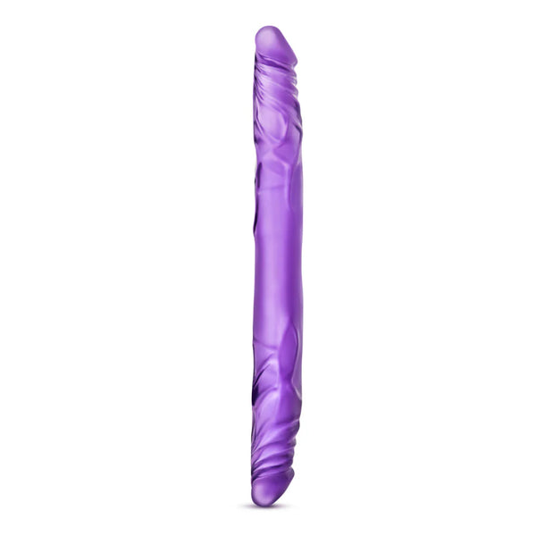 B Yours 14" Double Dildo - Purple