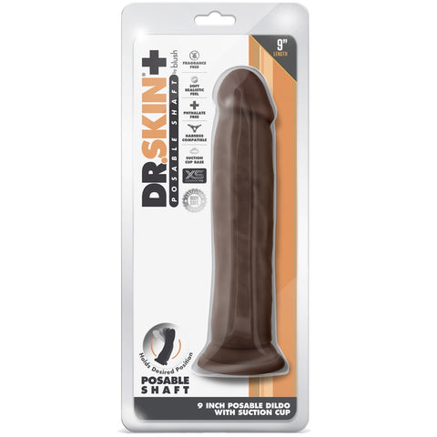 Dr. Skin Plus 9" Posable Thick Dildo