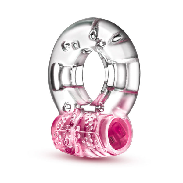 Blush Novelties Play With Me Arouser Vibrating C-Ring - Pink - Extreme Toyz Singapore - https://extremetoyz.com.sg - Sex Toys and Lingerie Online Store - Bondage Gear / Vibrators / Electrosex Toys / Wireless Remote Control Vibes / Sexy Lingerie and Role Play / BDSM / Dungeon Furnitures / Dildos and Strap Ons &nbsp;/ Anal and Prostate Massagers / Anal Douche and Cleaning Aide / Delay Sprays and Gels / Lubricants and more...