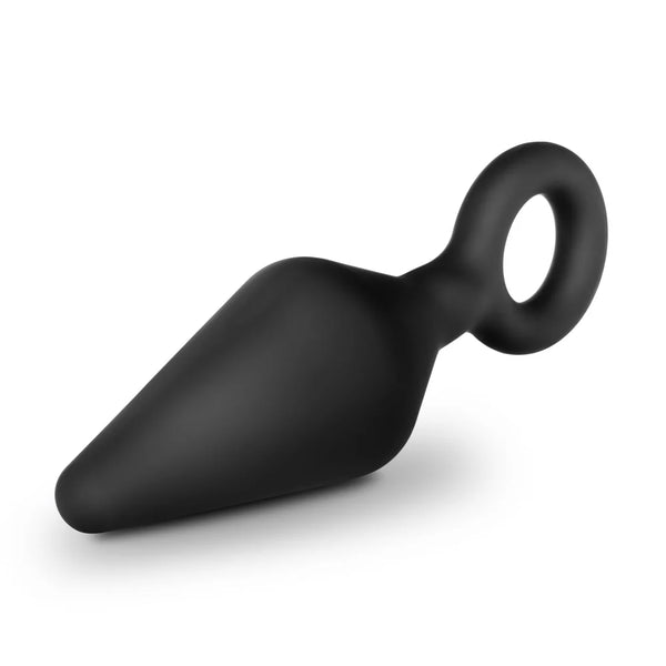 Luxe Night Rimmer Platinum-Cured Silicone Anal Kit - Black