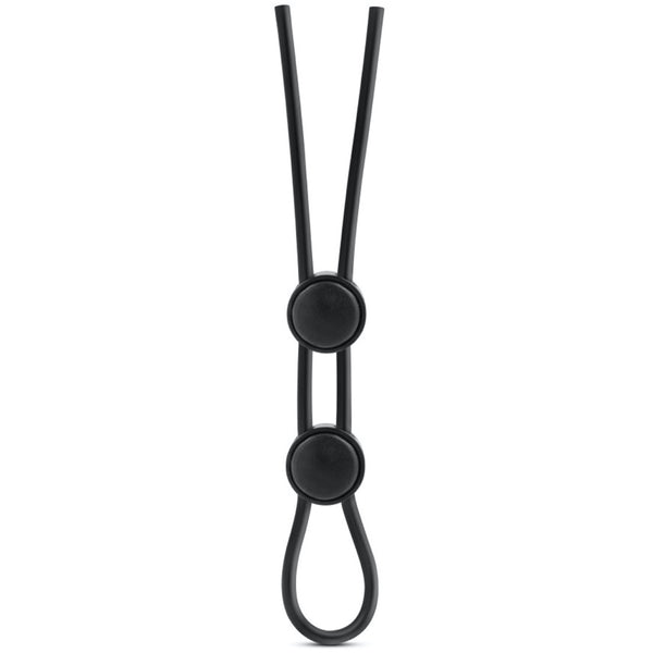 Blush Novelties Stay Hard Silicone Double Loop Cock Ring - Black - Extreme Toyz Singapore - https://extremetoyz.com.sg - Sex Toys and Lingerie Online Store - Bondage Gear / Vibrators / Electrosex Toys / Wireless Remote Control Vibes / Sexy Lingerie and Role Play / BDSM / Dungeon Furnitures / Dildos and Strap Ons &nbsp;/ Anal and Prostate Massagers / Anal Douche and Cleaning Aide / Delay Sprays and Gels / Lubricants and more...