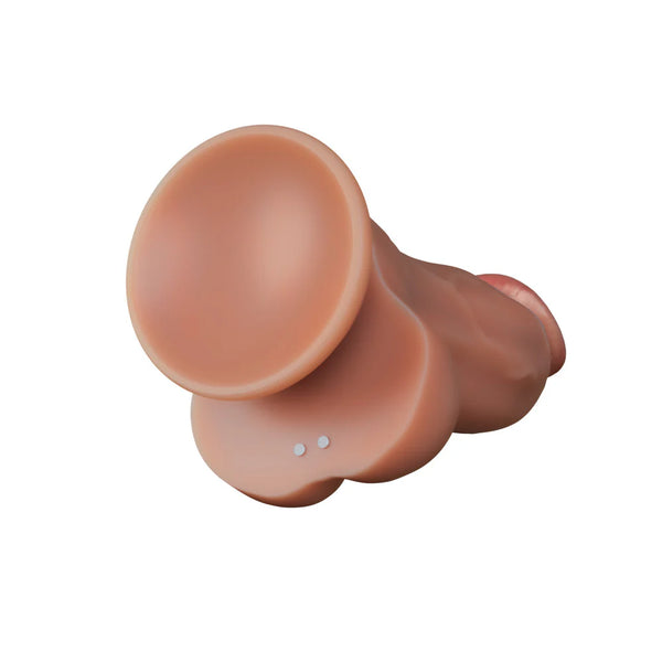 Dr. Skin Dr. Brody 8.75” Vibrating & Thrusting Rechargeable Silicone Dildo With Remote Control