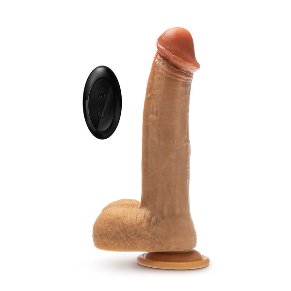 Dr. Skin Silicone Dr. Phillips 8.5" Rechargeable Remote Control Gyrating & Thrusting Dildo with Balls