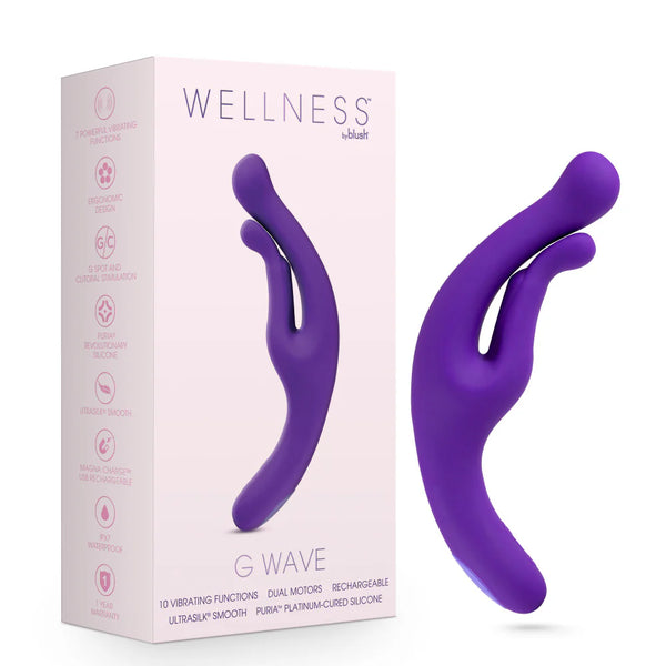 Wellness G Wave Rechargeable G-Spot & Clitoris Vibrator