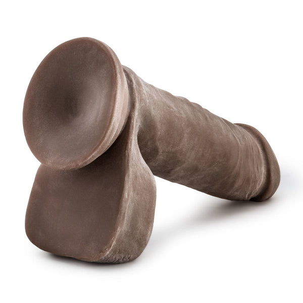 Blush Novelties Au Naturel 8" Dual Density Dildo - Chocolate - Extreme Toyz Singapore - https://extremetoyz.com.sg - Sex Toys and Lingerie Online Store - Bondage Gear / Vibrators / Electrosex Toys / Wireless Remote Control Vibes / Sexy Lingerie and Role Play / BDSM / Dungeon Furnitures / Dildos and Strap Ons &nbsp;/ Anal and Prostate Massagers / Anal Douche and Cleaning Aide / Delay Sprays and Gels / Lubricants and more...