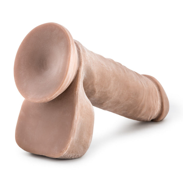 Blush Novelties Au Naturel 8" Dual Density Dildo - Mocha - Extreme Toyz Singapore - https://extremetoyz.com.sg - Sex Toys and Lingerie Online Store - Bondage Gear / Vibrators / Electrosex Toys / Wireless Remote Control Vibes / Sexy Lingerie and Role Play / BDSM / Dungeon Furnitures / Dildos and Strap Ons &nbsp;/ Anal and Prostate Massagers / Anal Douche and Cleaning Aide / Delay Sprays and Gels / Lubricants and more...