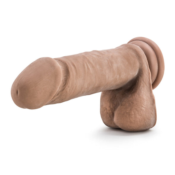 Blush Novelties Au Naturel 8" Dual Density Dildo - Mocha - Extreme Toyz Singapore - https://extremetoyz.com.sg - Sex Toys and Lingerie Online Store - Bondage Gear / Vibrators / Electrosex Toys / Wireless Remote Control Vibes / Sexy Lingerie and Role Play / BDSM / Dungeon Furnitures / Dildos and Strap Ons &nbsp;/ Anal and Prostate Massagers / Anal Douche and Cleaning Aide / Delay Sprays and Gels / Lubricants and more...