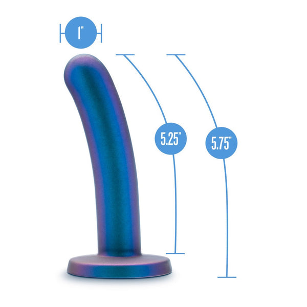 Temptasia Surrender 5.75" Intermediate Pegging Dildo - Blue Lust