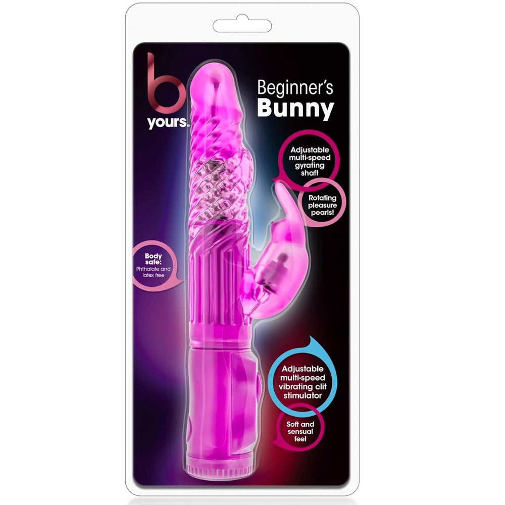 B Yours Beginner's Bunny Rabbit Vibrator - Pink