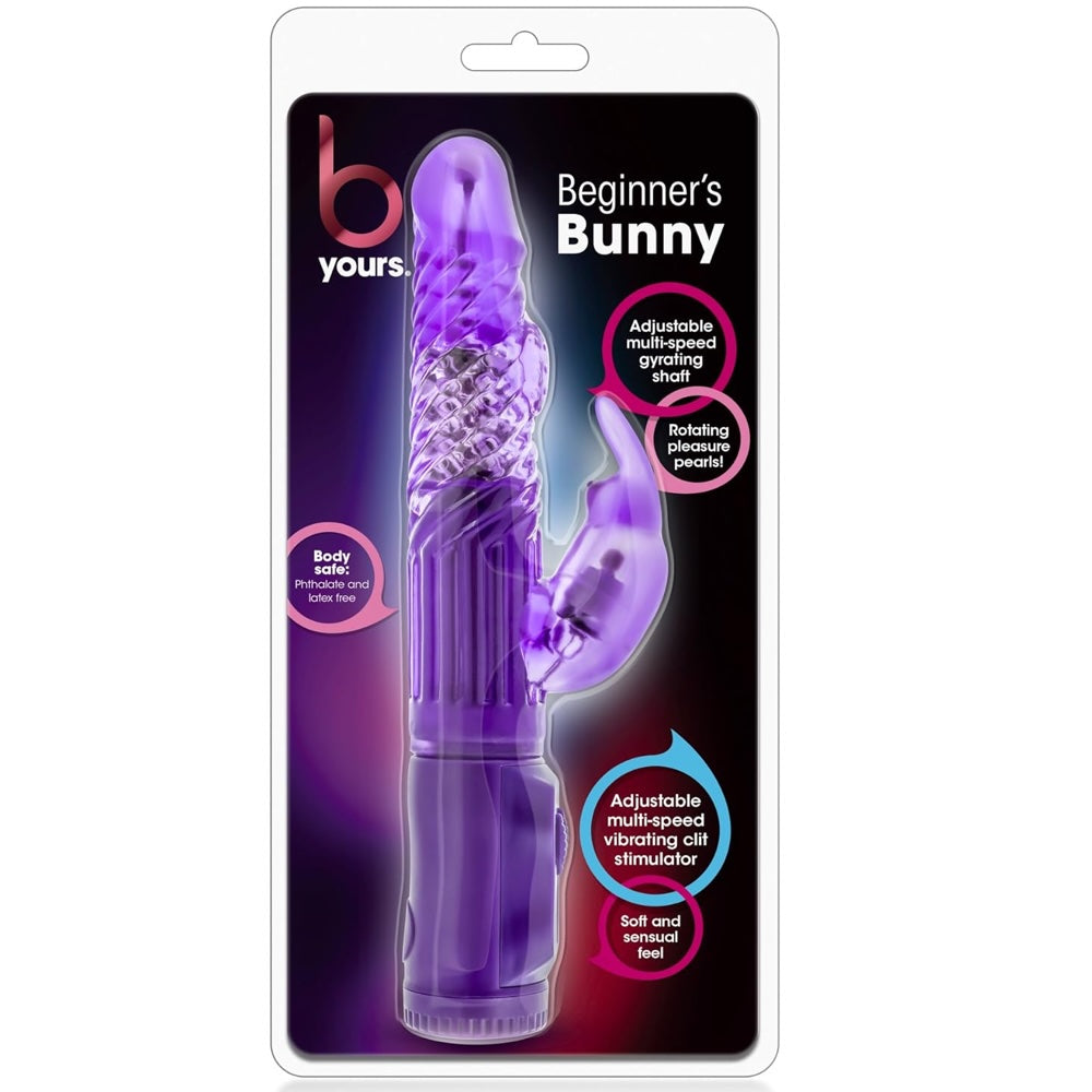 B Yours Beginner's Bunny Rabbit Vibrator - Purple