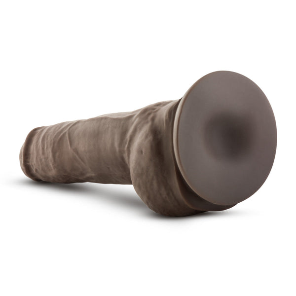 Blush Novelties Au Naturel Big Boy 10" Dual Density Dildo - Chocolate - Extreme Toyz Singapore - https://extremetoyz.com.sg - Sex Toys and Lingerie Online Store - Bondage Gear / Vibrators / Electrosex Toys / Wireless Remote Control Vibes / Sexy Lingerie and Role Play / BDSM / Dungeon Furnitures / Dildos and Strap Ons &nbsp;/ Anal and Prostate Massagers / Anal Douche and Cleaning Aide / Delay Sprays and Gels / Lubricants and more...