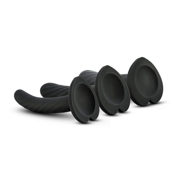 Blush Novelties Temptasia Twist Kit - Set of 3 Silicone Dildos - Extreme Toyz Singapore - https://extremetoyz.com.sg - Sex Toys and Lingerie Online Store - Bondage Gear / Vibrators / Electrosex Toys / Wireless Remote Control Vibes / Sexy Lingerie and Role Play / BDSM / Dungeon Furnitures / Dildos and Strap Ons &nbsp;/ Anal and Prostate Massagers / Anal Douche and Cleaning Aide / Delay Sprays and Gels / Lubricants and more...