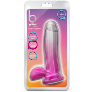 B Yours 7" Sugar Magnolia Dildo with Balls