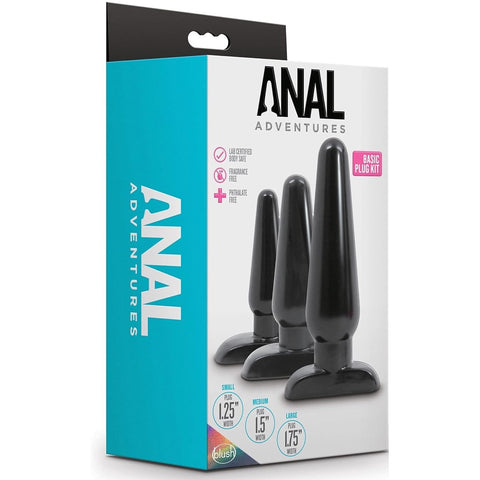 Anal Adventures Basic Anal Plug Kit