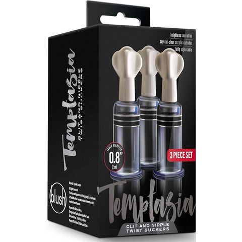 Temptasia Clit And Nipple Twist Suckers - Set of 3