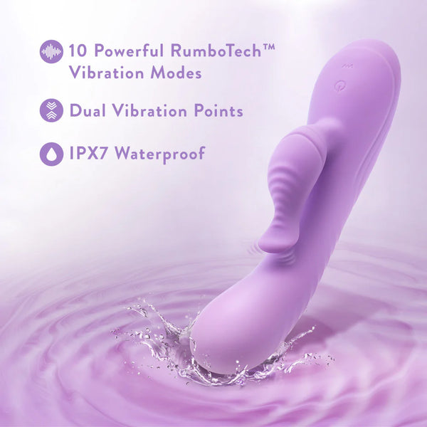 Blush Collection Evelyn Rechargeable Ultra-Soft Liquid Silicone Rabbit Vibrator