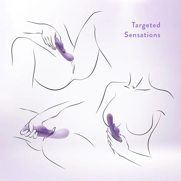 Blush Collection Evelyn Rechargeable Ultra-Soft Liquid Silicone Rabbit Vibrator